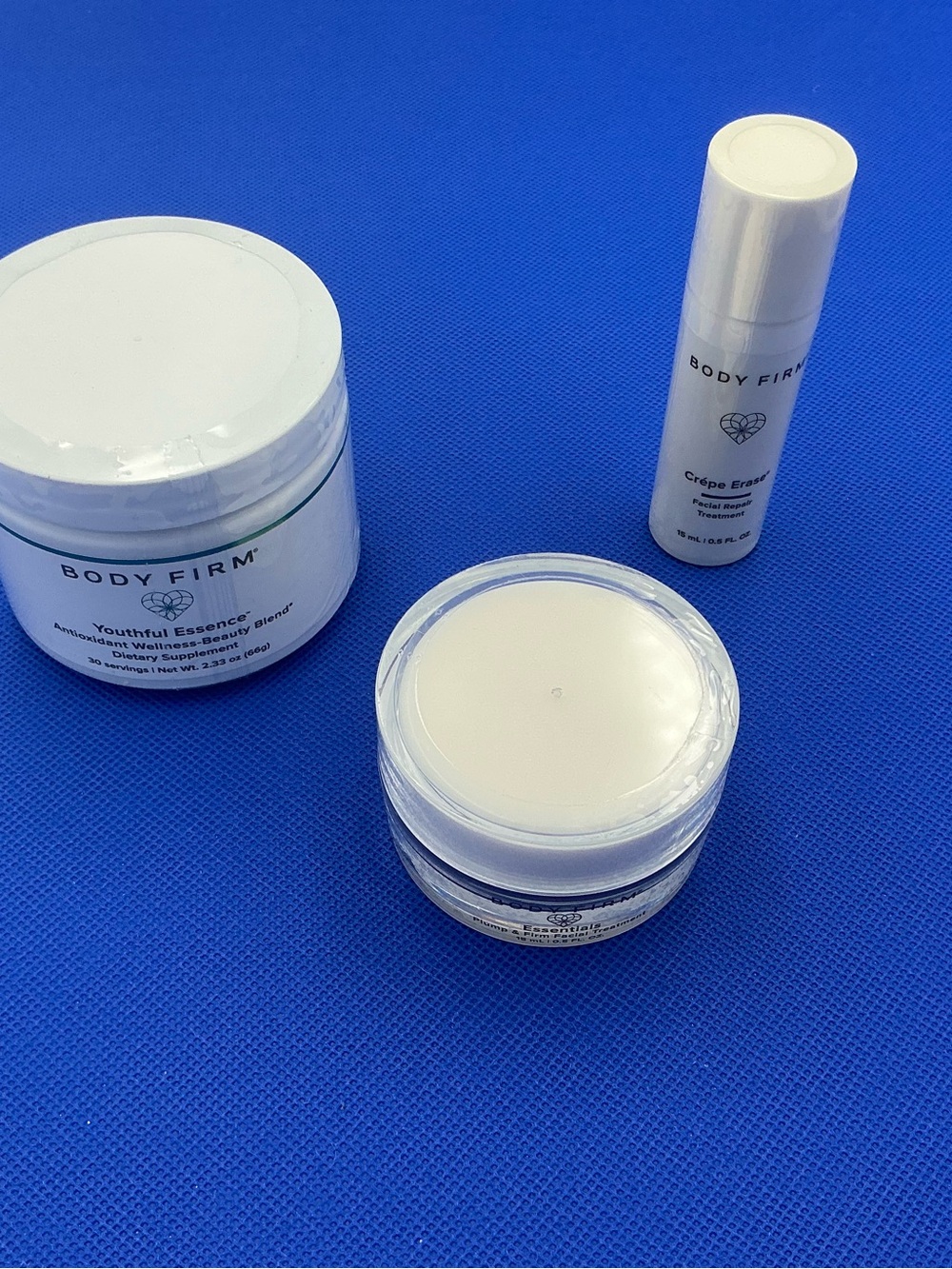 Lot Of 3 Body Firm Youthful Essence Hydrating Face Moisturizer — White